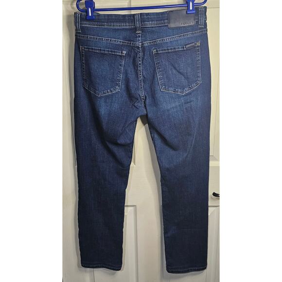 Fidelity Denim Jimmy Empirical Jeans – Dark Wash, Straight Leg, Soft Denim 35x30 - Picture 2 of 9